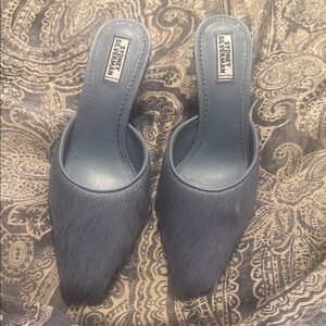 Gianni Bini Slate Blue Mules